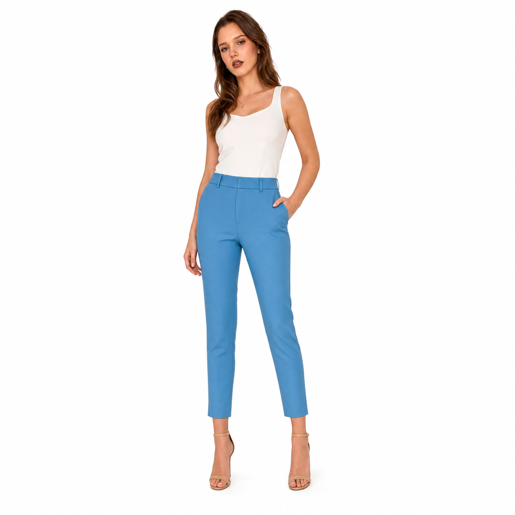 Pantaloni MACROPLAZA Light Blue
