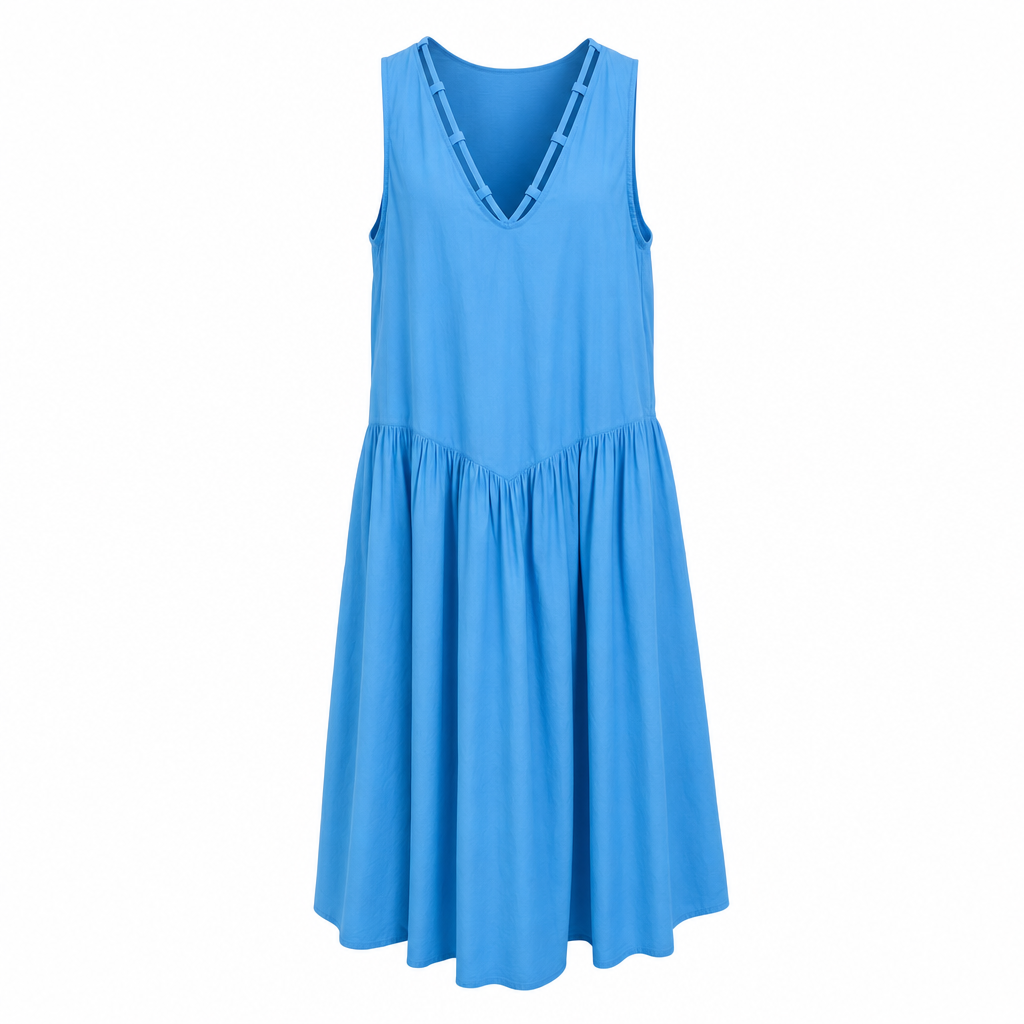 Rochie Pinko Anonymous Albastru Deschis thumbnail 2