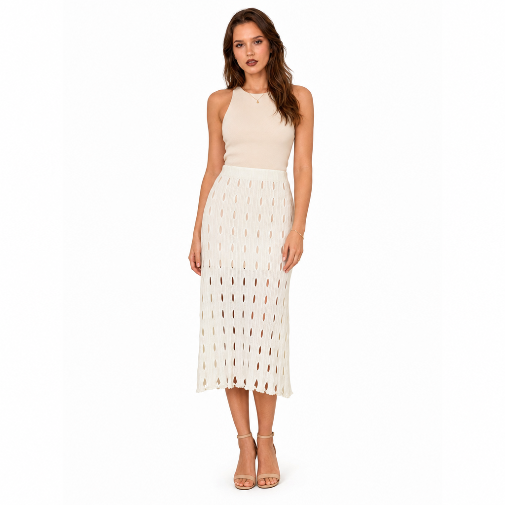Fustă Pinko Roberto Cavalli Albă