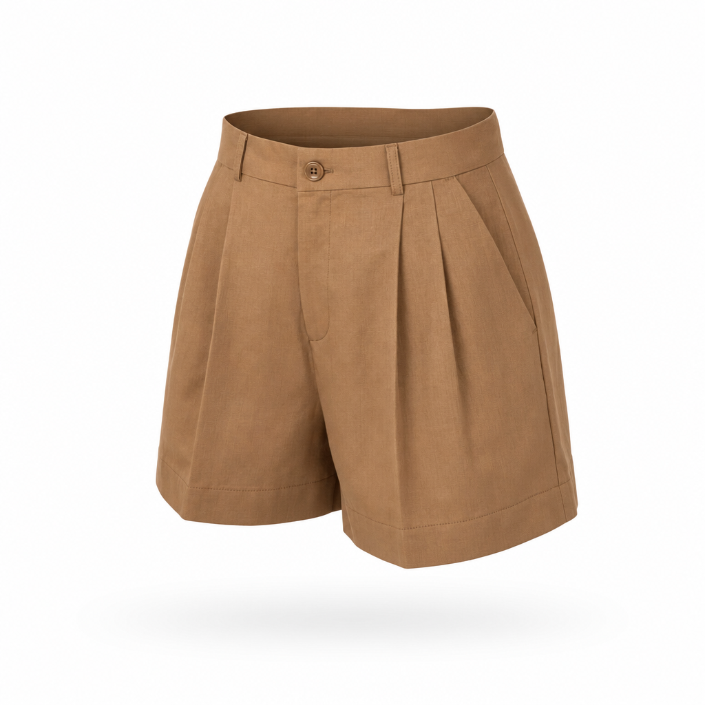 Pantaloni Scurți SORRIDENTE SHORT - Brown thumbnail 2