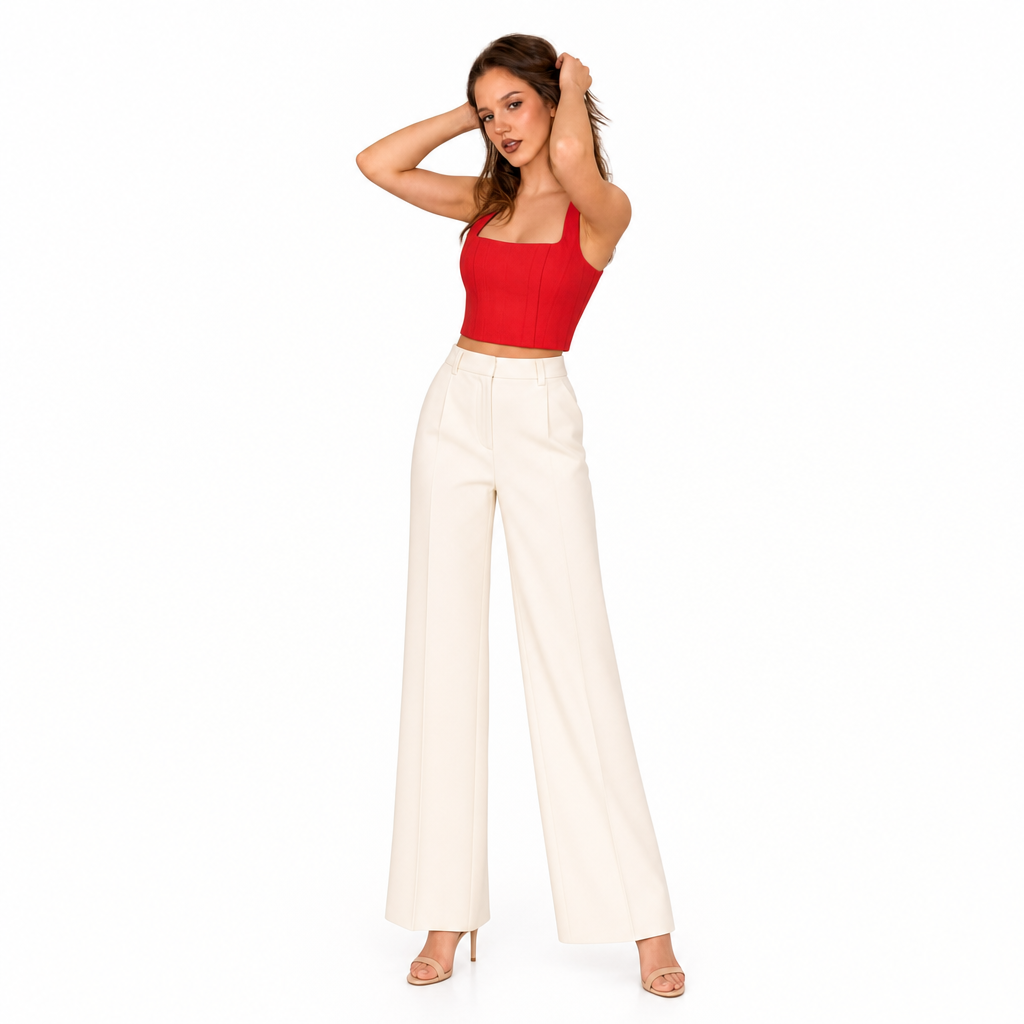 Top Pinko Roșu din In Stretch Eal