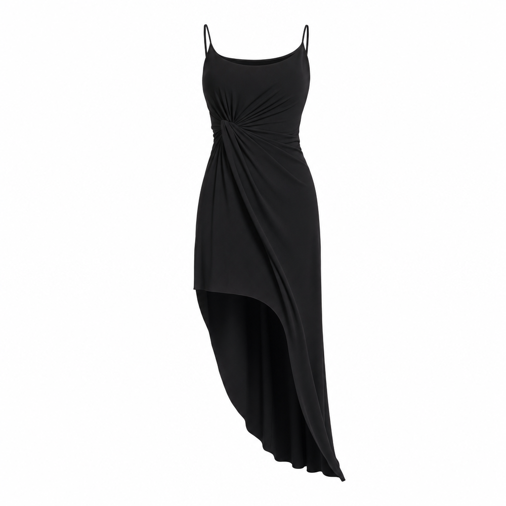 Rochie Neagră Amira Boutique - CAPENA ABITO INTERLOCK CREPE thumbnail 2