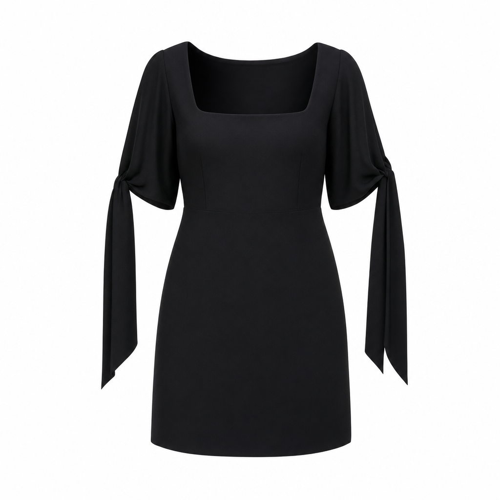 Rochie Mini Neagră VERDICCHIO ABITO thumbnail 2