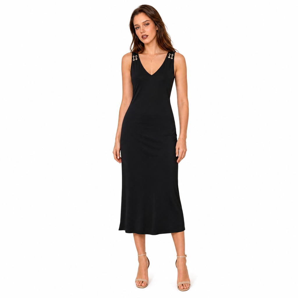 Rochie Pinko Angels Neagră