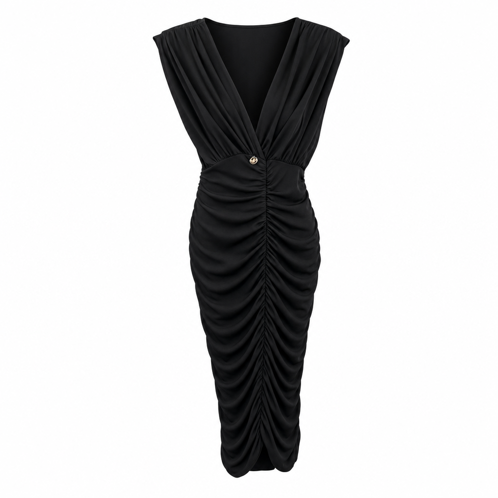 Rochie Pinko Tuberosa Neagră thumbnail 2